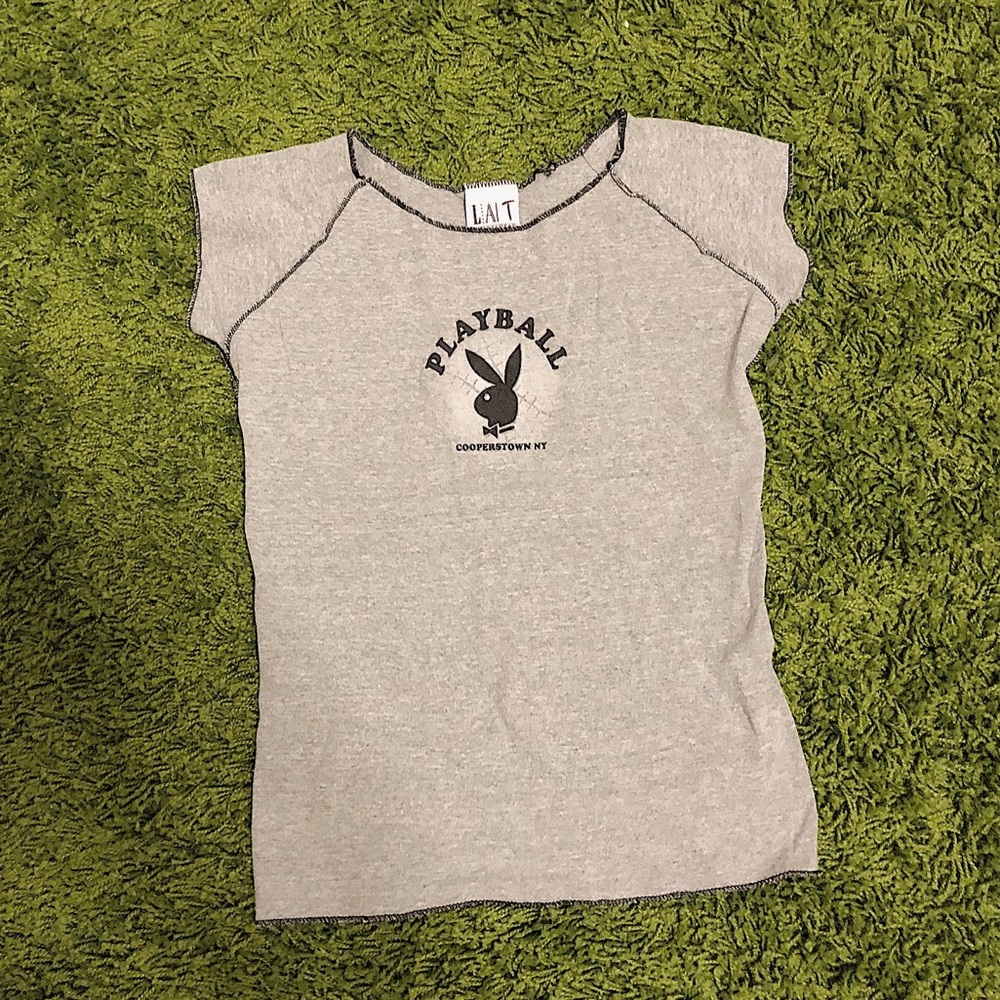 “ Playball” Reverse Weave Top